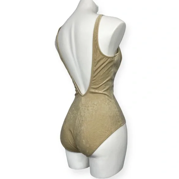 Anna Club By La Perla One Piece Swimsuit Velour Velvet Snake Print Bikini 48 12 - Picture 7 of 16